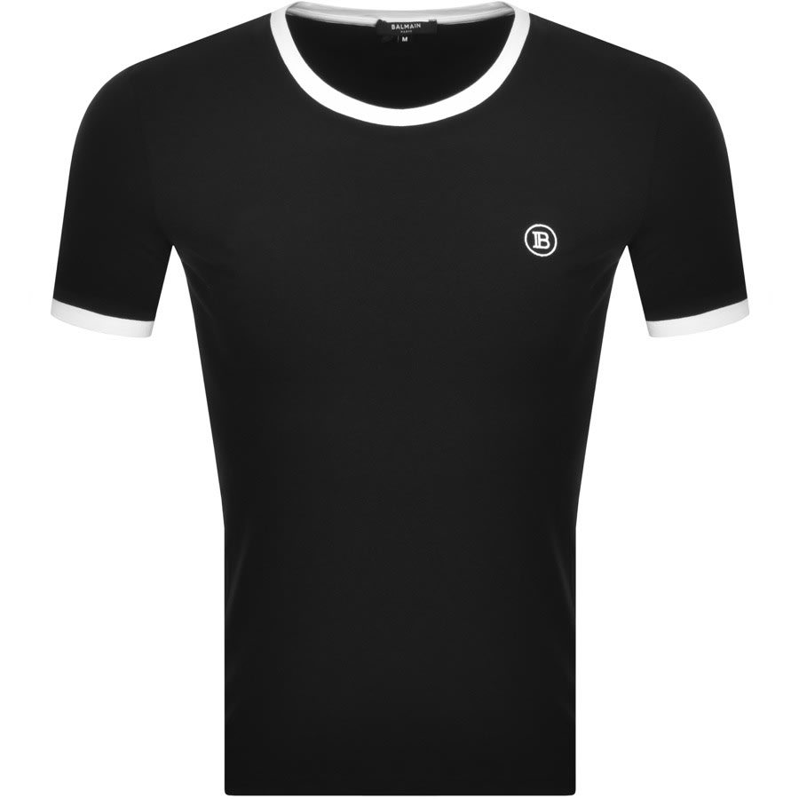 Alternative Image for ProductBalmain Ringer T Shirt Black1